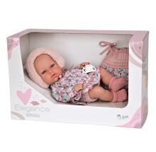 Arias Baby Doll with Pink Hat, 30 cm