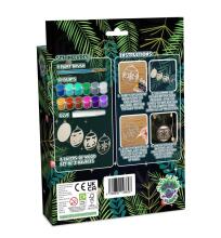 Splat Planet Wooden 3D Coloring Picture, Christmas Ornaments