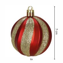 Christmas Tree Decoration Set Springos CA1400, 6 pcs