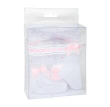 Arias doll baby knitted socks and bow set, white