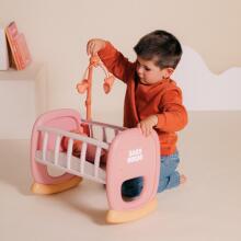 SMOBY Bērnu māsiņas šūpuļkrēsls ar mobilo