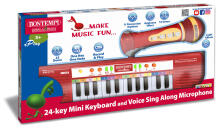 BONTEMPI mini keyboard and karaoke microphone, 602120