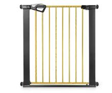 MILLY MALLY 6578 Safety Gate - Stair Barrier with Guardy 104 Extension Black Natural