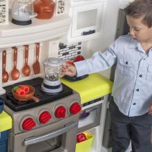 STEP2 Stylish Kitchen for Kids Elegant Edge with Accessories