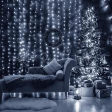 Springos Curtain 300 LED Lights CL4104