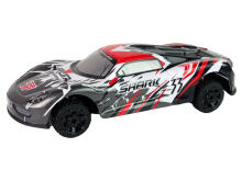 Sporta auto R/C 1:8 pelēks balts