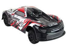 Sporta auto R/C 1:8 pelēks balts