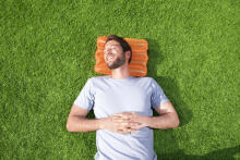 Inflatable Pillow 38 x 25 cm Orange Bestway 52127