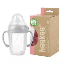 Haakaa Gen. 3 Silicone Baby Bottle Art.BHK079-P  Feeding bottle 160 ml.