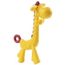8041 GIRAFFE SILICONE TEETHERS YELLOW-RED BL804