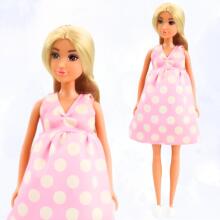 WOOPIE ROYAL Doll Set Family Lily with Pregnancy Dad Baby Stroller Accessories