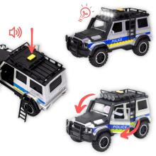 WOOPIE Policijas Bezceļu Transportlīdzekļu Komplekts ar Zirgu Piekabi