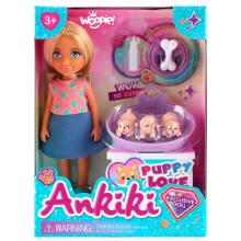WOOPIE ROYAL Doll Set with Cute Puppies and Accessories