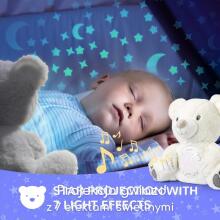 WOOPIE BABY Plush Toy Bear with Projector Soother 15 Melodies