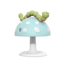 Chompy Teether with Suction Base, Blue, RaZbaby