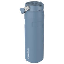 Thermos bottle with straw The IceFlow Bottle Flip Straw 2.0 0.7L blue-violet