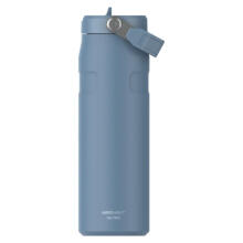 Thermos bottle with straw The IceFlow Bottle Flip Straw 2.0 0.7L blue-violet