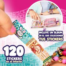 Sticki Rolls Book Pack Art.267414 bracelet with accessories and stickers
