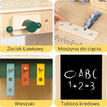 WOOPIE GREEN Wooden STEM Workshop Tool Set