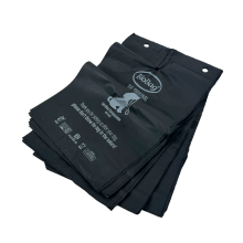ioBag Dog Art.267773 Dog waste bags compostable(5 pcs.) 20mkr. 20x32cm black