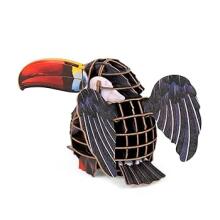 MAKEBUG 3D Paper puzzle red-billed toucan, MB-D-0007