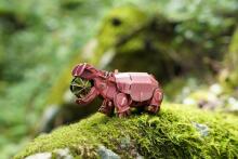 MAKEBUG 3D papīra puzle Nīlzirgs, MB-D-0019