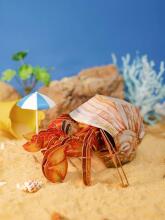 MAKEBUG 3D Paper puzzle Hermit Crab, MB-B-0008