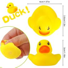 Quack-tastic Mini Tiny 12 Ducks Art.267879 Mini gumijas 12 pilītes 4X3cm