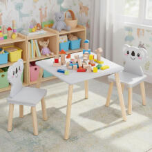 Детский мебельный набор Стол + 2 стула Коала ECOTOYS