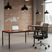 Table for Kitchen Dining Room for 4-5 People Computer Desk 120x60 cm ModernHome
