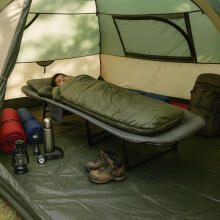 Camping Bed 200x65 cm Folding Cot Lounger MultiGarden