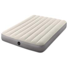 Inflatable Sleeping Mattress Double Bed 191x137 cm Beige INTEX 64102