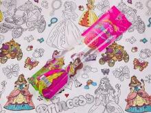 DA Coloring Tablecloth Princesses Art.KDTC0005