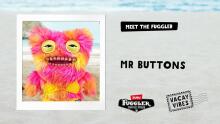 Fuggler Vacay Vibes – Funny Ugly Monster Plush (Mr. Buttons, Multicolour)