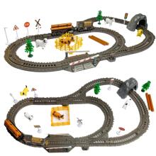 WOOPIE Electric Train Retro Locomotive Farm Track XL 66 pcs