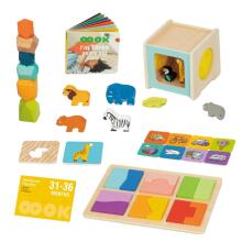 WOOPIE GREEN Box XXL Montessori Educational 7in1 Sensory 31-36 Months FSC