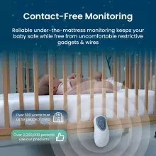 BabySense 8 Monitor Baby Monitor with Real Time No Breathing & Irregularity Art.268720 Elpošanas monitors