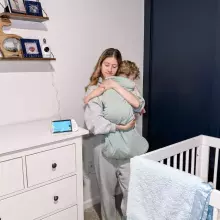 Babysense Video Baby Monitor Max View Pro Art.268721 Video Baby Monitor with 2 Cameras, Non Wifi, Split Screen, Night Light & Sound Machine