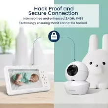Babysense Video Baby Monitor with 2 Cameras Art.HDS2