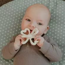 Haakaa Silicone Teether Clover Art.TPS038-OT  Silicone rattle (100% natural)