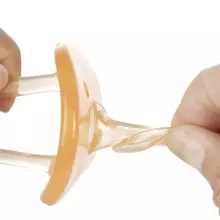 Haakaa Silicone Dummy  Art.TPS006-A Apricot Natural anatomical 3+ month