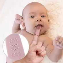 Haakaa  Silicone Finger Toothbrush  Art.TPS036-C Cream