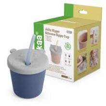 Haakaa Silicone Sippy Cup Art.BHK151-BS Blue  Silicone educational mug, 150 ml.