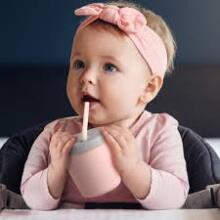 Haakaa Silicone Sippy Cup Art.BHK151-BH Blush   Silicone educational mug, 150 ml.