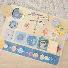 TOOKY TOY Wooden Educational Board Montessori Astronaut Spaceship