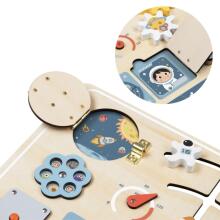 TOOKY TOY Wooden Educational Board Montessori Astronaut Spaceship