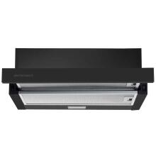 Kitchen telescopic hood 50cm black BT-234