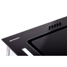 Kitchen under-cabinet hood 52cm black BE-52A