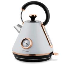 Electric kettle with thermometer 1.7L Berdsen BD-701 gray