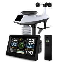 Weather station with wind and rain sensor BD-914 black